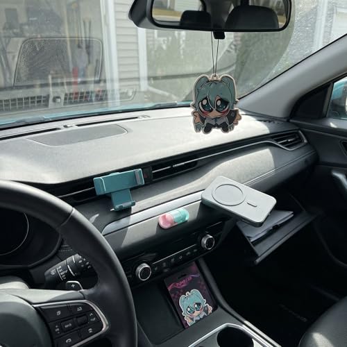 Image of PumpCar 2 pieces Miku double-sided hanging cartoon cherry-scented funny car air freshener Cool hanging for rearview mirror Interior Accessories Gifts