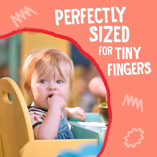 earth39s best organic melty hoops bite-sized snacks for babies 8 months and up strawberry and mango 032 ounce individual bags pack of 4