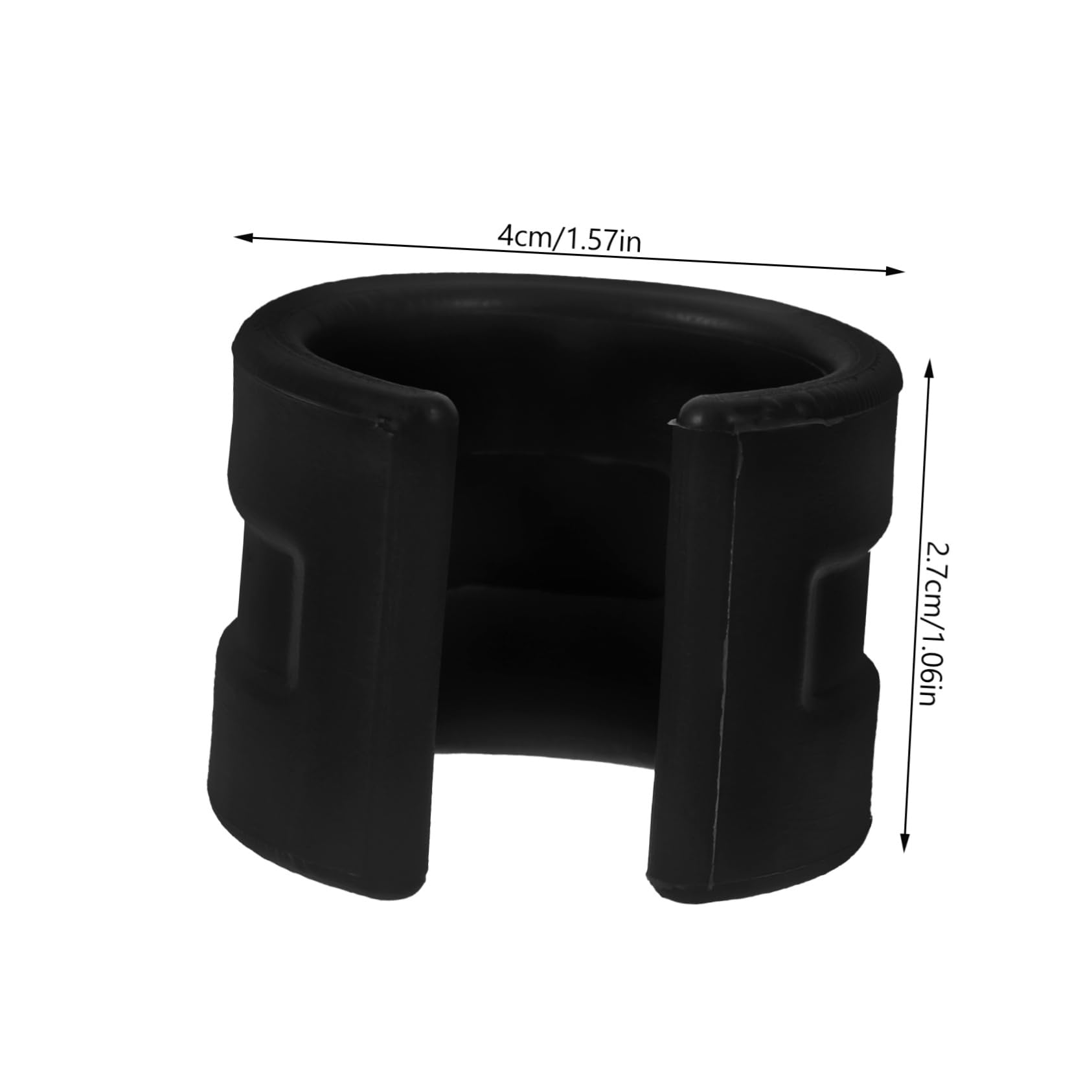 Mikikit 4pcs Chain Protector Bike Covers Protection Rear The Chain Bicycle Frame Protector Chain Frame Cover Anti-Collision Ring Chain Stay Protector Black Rubber