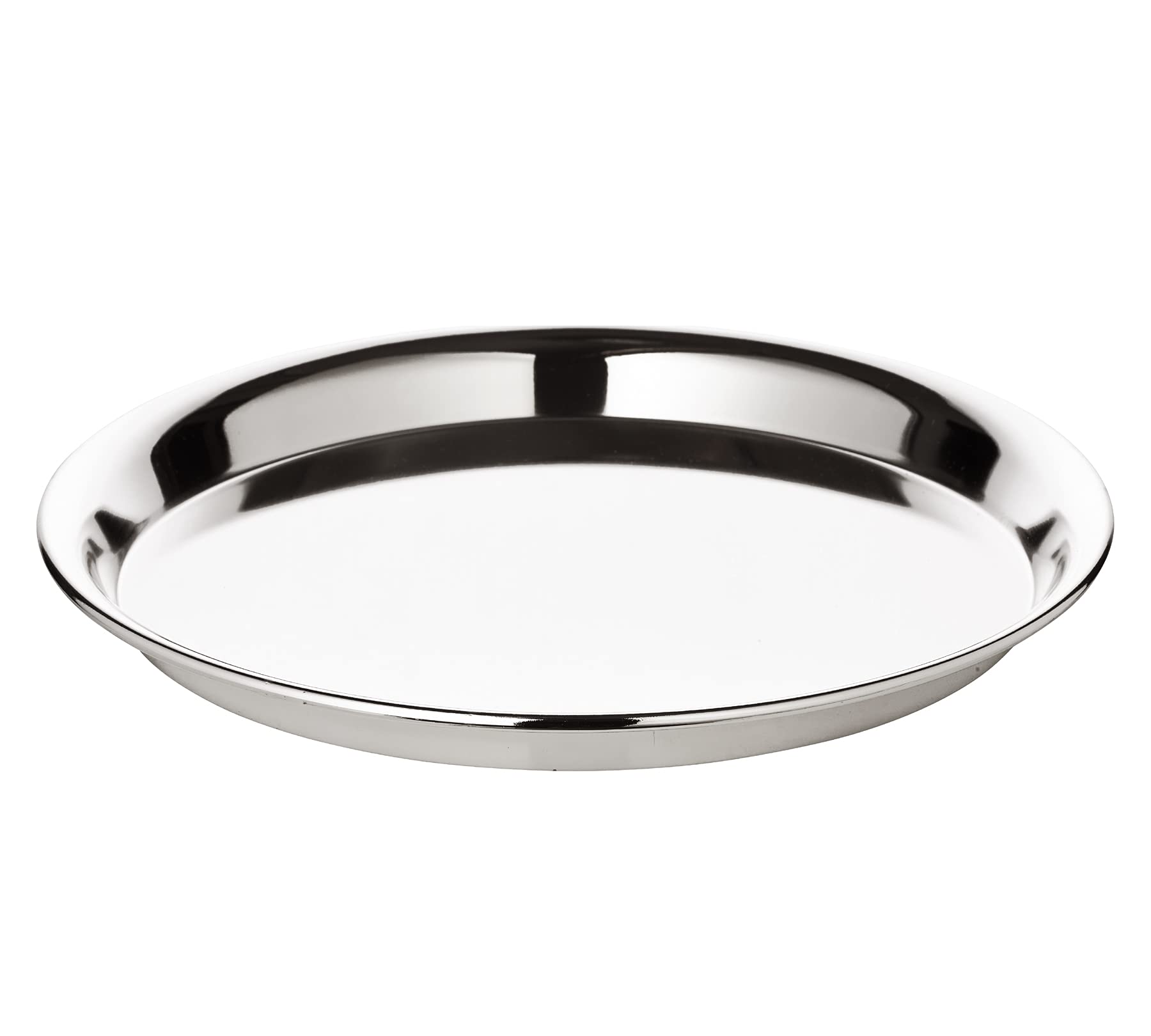Edzard Silver Marlene Serving Tray Round With Anti-Tarnish Treatment Diameter 34 Cm