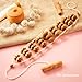 Mr.Woodware Rope Back Massager - 47.2 inches Lymphatic Drainage Massager Tool for Back, Neck, Legs, Waist, Body Pain Relief and Massage Therapy - Anti Cellulite Wooden Massage Roller for Maderoterapia