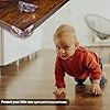 4 x Corner Protector for Baby Safety, Corner Guards with Strong 3M Gel Adhesive, Furniture Corner Guard & Table Edge Protection, Safety Bumpers - Baby Proof Bumper & Cushion