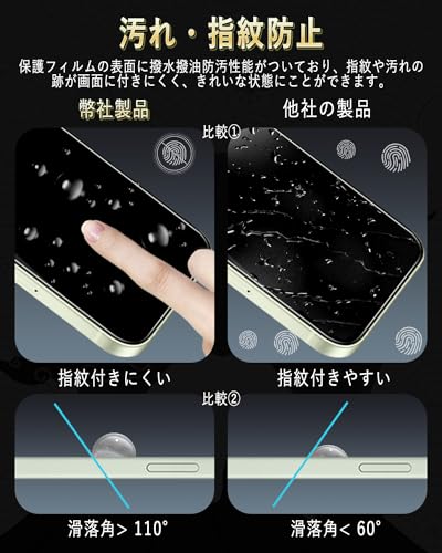 対応 iPhone 15 ガラスフィルム iPhone15 液晶 保護 フィルム【旭硝子日本製 ガイド枠付き】硬度9H 耐衝撃 高透過率 撥水撥油 指紋防止 気泡ゼロ 貼り付け簡単 アイフォン 15 フィルム【2枚セット】