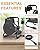 Buyplus Greenhouse Heater with Digital Thermostat, 1500W Outdoor Heaters for Patio, Overheat Protection & 3S Fast Heating, Electric Space Heater for Patio, Garage, Greenhouse, Flower House, Silver