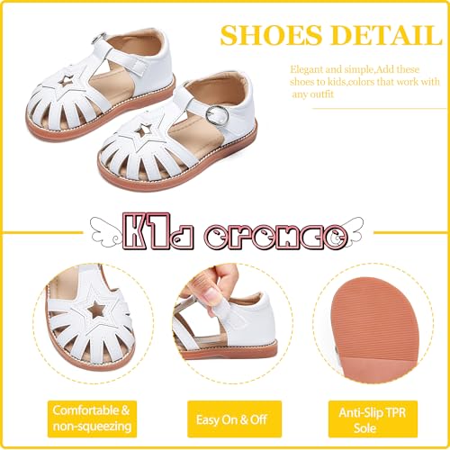Image of Kiderence Toddler Girls Sandals Little Girls Kids Summer Shoes Toddler Sandals