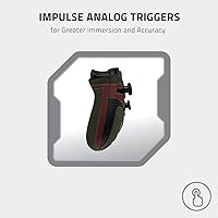 Vista 4 de Razer Limited Edition Boba Fett Wireless Controller Quick Charging Stand Bundle for Xbox Series XS Xbox One Impulse Triggers - Textured Grips