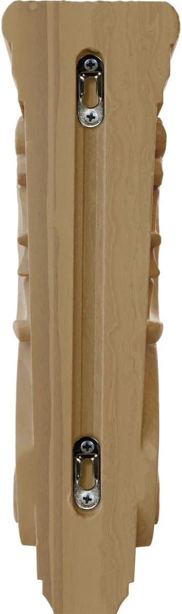 Ekena Millwork CORW04X11X14HDCH Large Hudson Acanthus Wood Corbels, 4"W x 10 1/2"D x 14"H, Cherry
