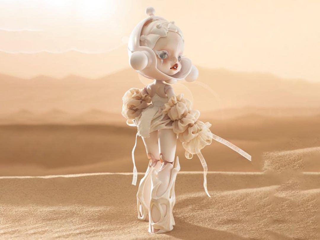 Amazon.co.jp: SKULLPANDA WHITE DEW アクションフィギュア Popmart 