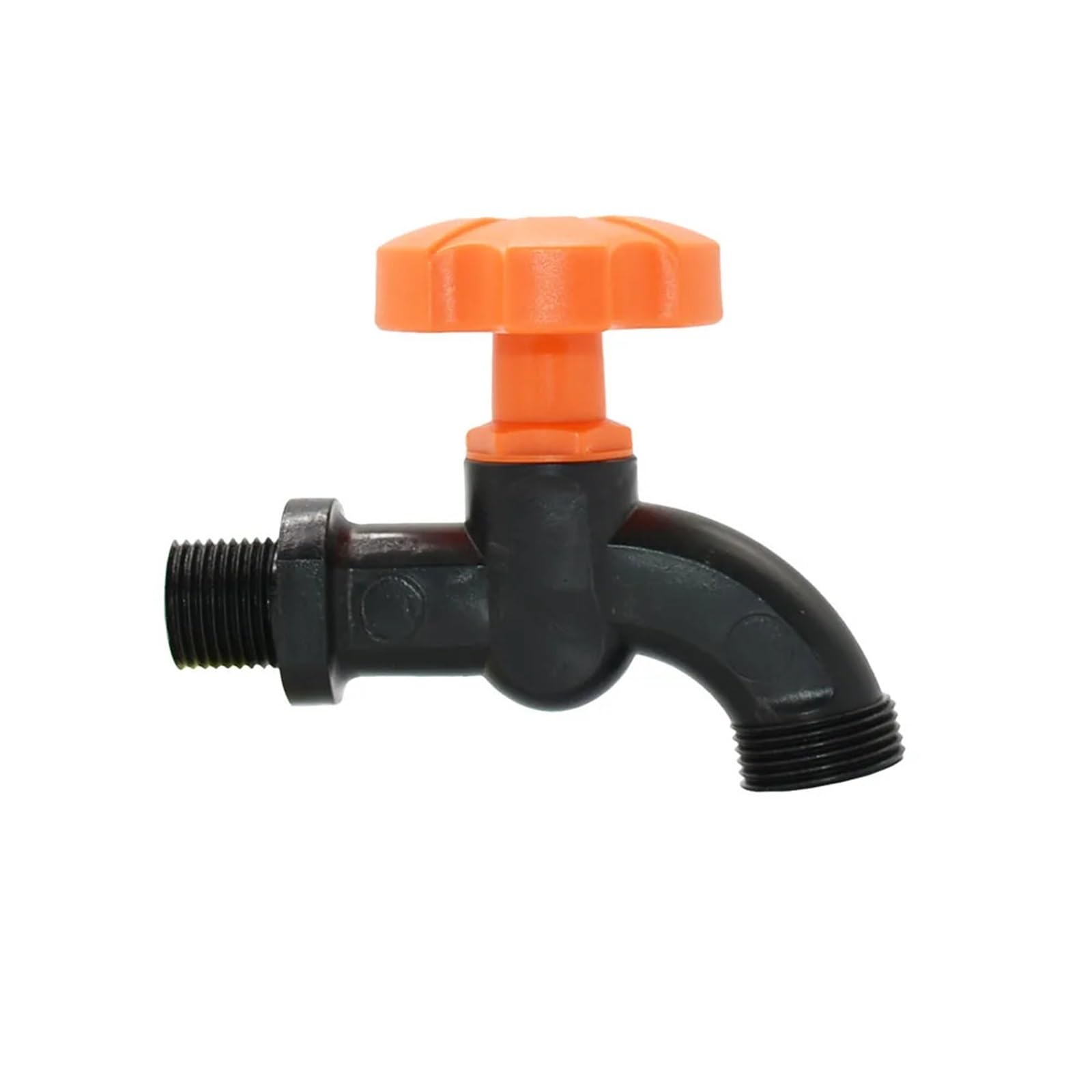 1000L S60 IBC Zbiornik Kranu Złączka 3/10.2 cm Gwint Złączka 16mm Wąż Ogrodowy Szybkozłączka Zawór do zbierania wody deszczowej Bucke (A)