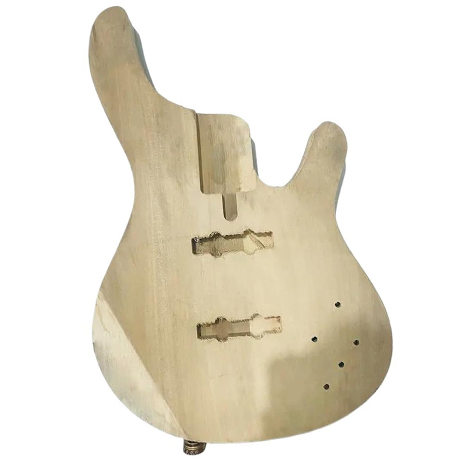 Massivholz E Gitarre DIY Korpus Naturfarbe Rechtshänder