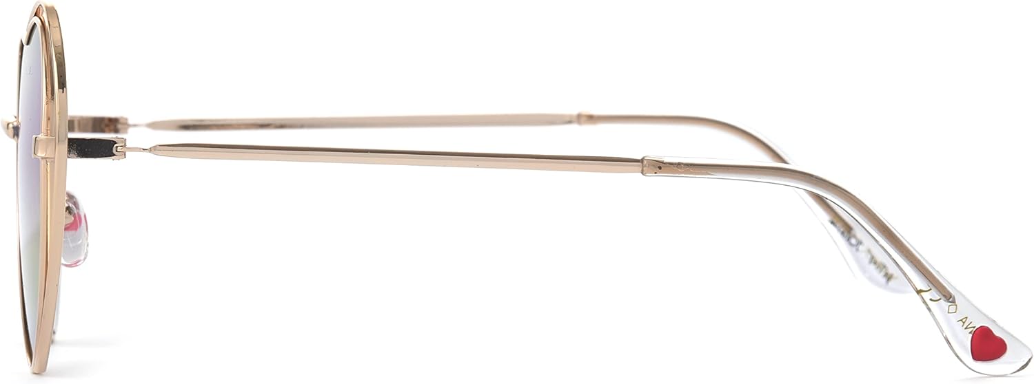 Betsey Johnson Cora Heart Sunglasses for Women, Pink - Image 3