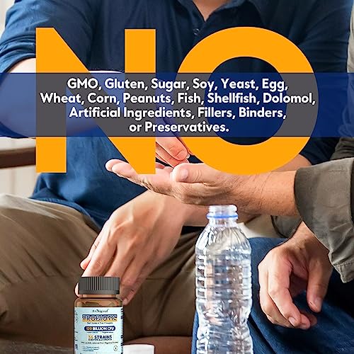 Probiotics For Women & Men 120 Billion Cfu With 36 Probiotic Strains For Digestive Health And Gut Health, Delayed Release Capsules, Stomach Acid Resistant, No Need For Refrigeration 30 Capsules #TOP5