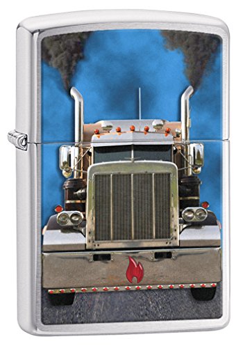 Zippo Lighter: Diesel Truck - Brushed Chrome 77838