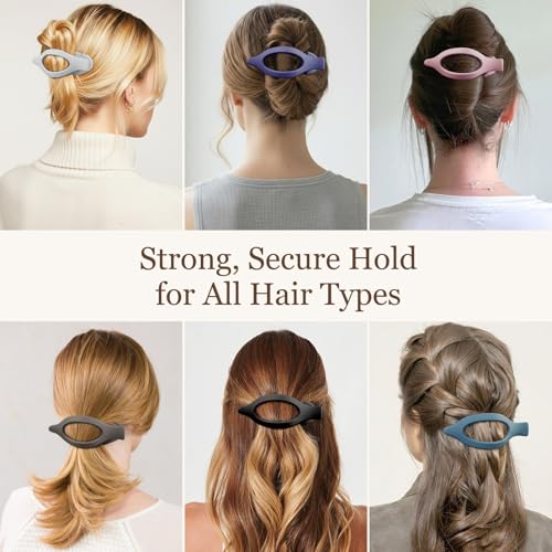 Pinzas planas para cabello, pack de 6 unidades miniatura 6