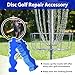 Ceoighe Repair Tool for Disc Golf, Flying Disc Maintenance Accessory for Training Competitions, Scratch Stains Fix Tool, Christmas Season Present for Flying Sport Enthusiasts (Deep Blue,1 Pack)