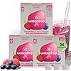 waterdrop® Microlyte Set BERRY - Elektrolyte ohne Zucker - 36 Waterdrop Drop Würfel - Elektrolyte & Vitamine - Getränk zur Sport - zuckerfrei, kalorienfrei & vegan