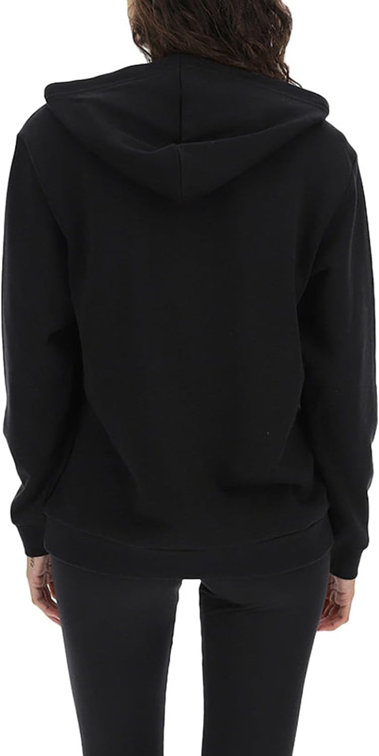 adidas Women's Brand Love Hoodie Sweatshirt, Black/White - Image 2