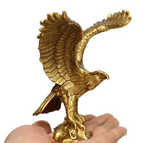 Yunhao Chinesische Bronze-Statue Adler / Falke Figur aus Messing
