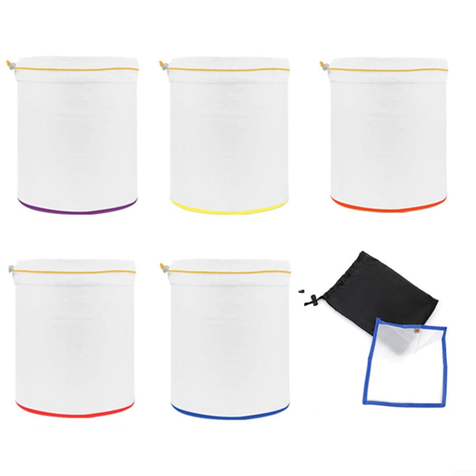 Bolsas de malla de burbujas, juego de bolsas de extracción de aceite esencial, juego de bolsas de extracción de filtro de hierbas de nailon, 5 piezas, reutilización de 5 galones para