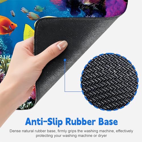 Image of Washer and Dryer Topper for Top,23.6 inch x 19.7 inch Washer Dryer Countertop Mat, Waterproof & Anti-Slip Dryer Top Protector Mat