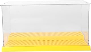 Toyvian 1Pc Caixa De Armazenamento Caixa De Exibição Caixa De Exibição De Boneca Expositor Colecionável Vitrine Transparente Vitrine Caixa De Armazenamento De Plástico Com Tampa Montar