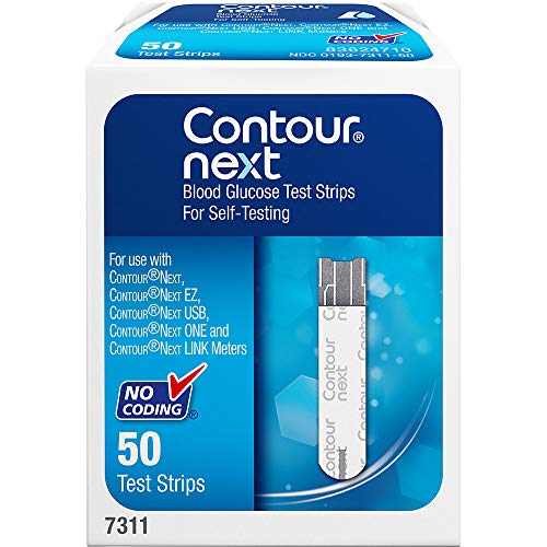 Blood Sugar Test Kit with Contour Next ONE Blood Glucose Meter, 50 Diabetic Test Strips & Lancets for Diabetes Testing, 1 Lancing Device and Diabetes Testing Kit Travel Case - Image 4