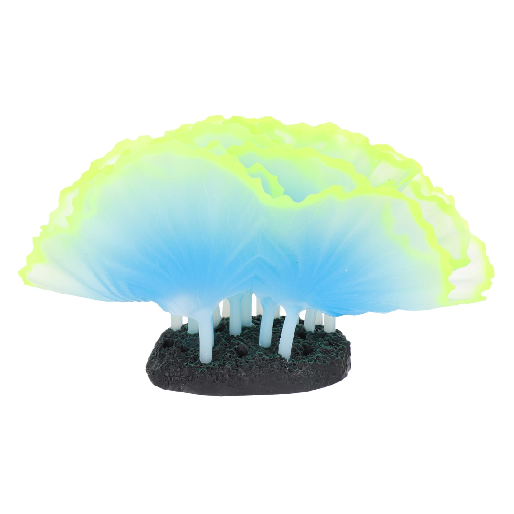 GRIRIW Coral Simulation Plant Aquarium Decor Realistic Fake Coral Ornament for Fish Tank Easy to Clean for Aquascaping Home Office Decoration Lifelike Design
