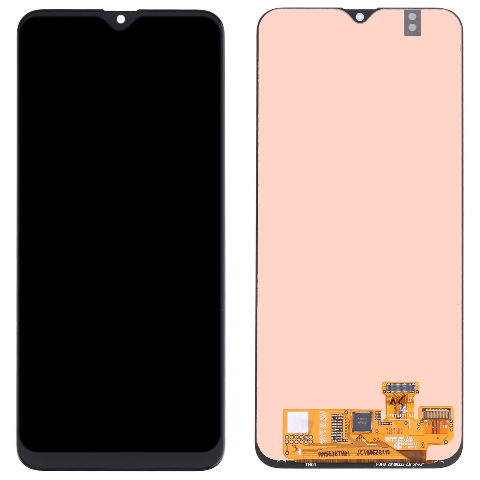 Amazon | for Samsung for Galaxy M10s SM-M107FのオリジナルLCDスクリーンとデジタイザーフルアセンブリ |  YUANSHIHUI | 修理パーツ