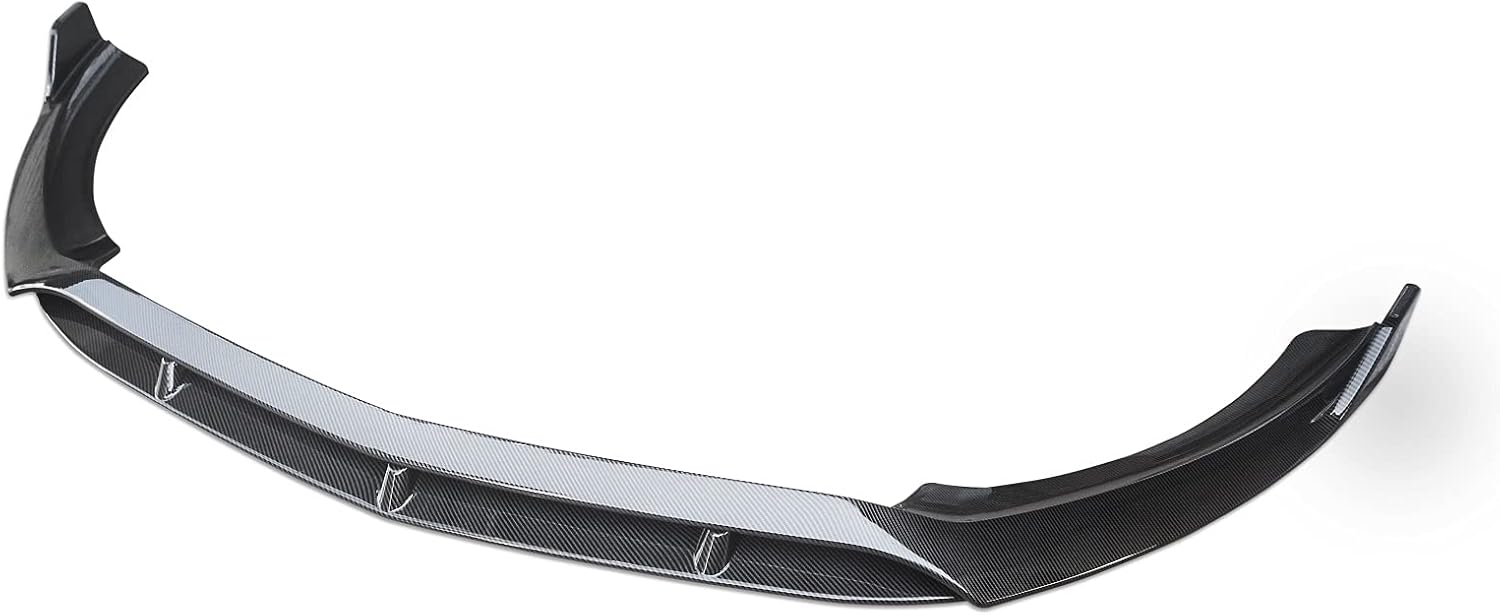 NINTE Front Bumper Lip Chin Spoiler for Mercedes Benz CLA Class 2020-2025 Sport B Style Carbon Fiber Coating Lower Splitter 2Pcs Front Bumper Lip Sopiler Wing