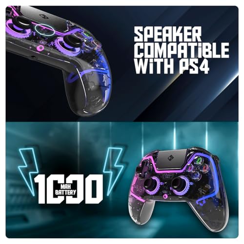 Cosmic Byte Quantum Gamepad Dual Model Bluetooth+ Wired for PS4, PC, iOS, Android, Nintendo Switch, Hall Effect Triggers and Joystick, Touchpad,... - Image 3