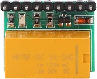 DR21A01 5V DC DPDT Relay Module | Polarity Reversal Switch Board for Motor Control/Robotics/DIY | 1A 125V AC & 2A 30V DC Load | Compact Components
