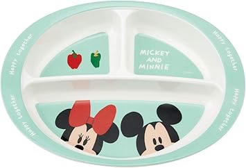 Amazon Co Jp スケーター 子ども用プレート メラミン ランチプレート 皿 ミッキー ミニー ディズニー 750ml M370 ホーム キッチン