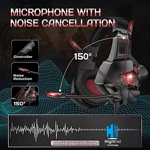 ONIKUMA K11 Gaming Headset with Mic 