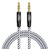 CableCreation 3.5mm Aux Cord, 10 Feet 3.5mm Male to Male Auxiliary Audio Cable Compatible with Headphones, iPods, iPhones, Home/Car Stereos & More, 3M