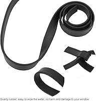 Vista 7 de Cuchilla de goma suave superior de 41.3 pulgadas, cuchillas de repuesto versátiles para escobilla de escobilla de goma negra, cuchillas de repuesto