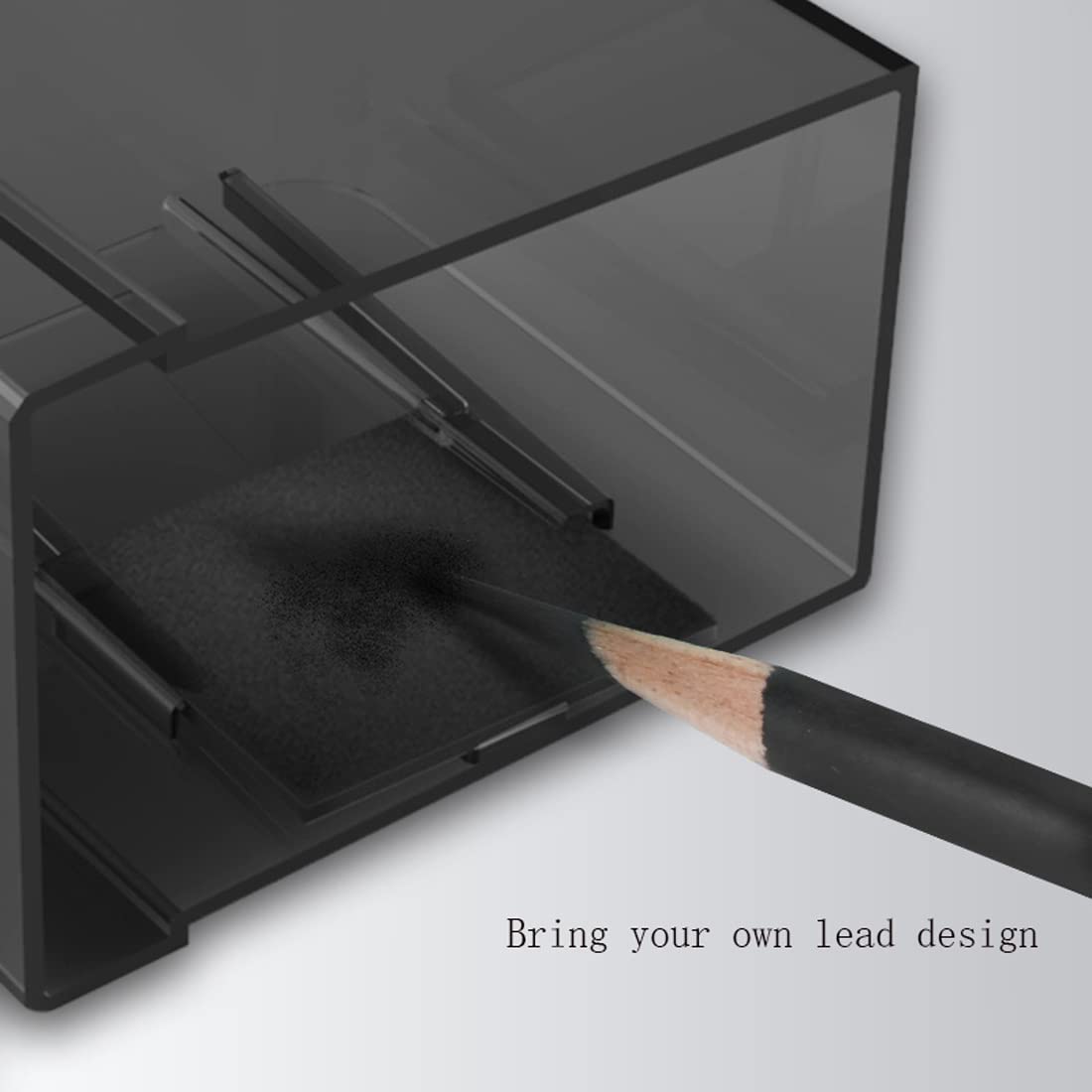 Temperamatite a manovella丨Penna Automatica con Regolazione Multiposizione Materiale ABS丨Strumento Speciale per Schizzi per Studenti d'Arte