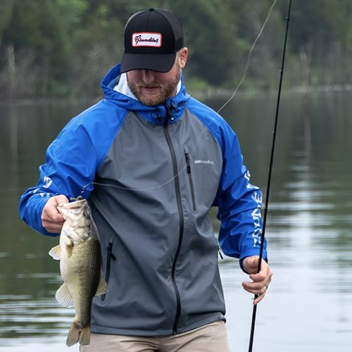 Image of Grunden's Men's Tourney Jacket - Hooded Waterproof Fishing Jacket, Lightweight Athletic Fit, Packable Rain Coat