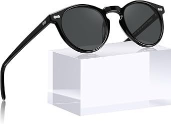 CARFIA Retro Polarized Sunglasses for Women UV Protection CA5288