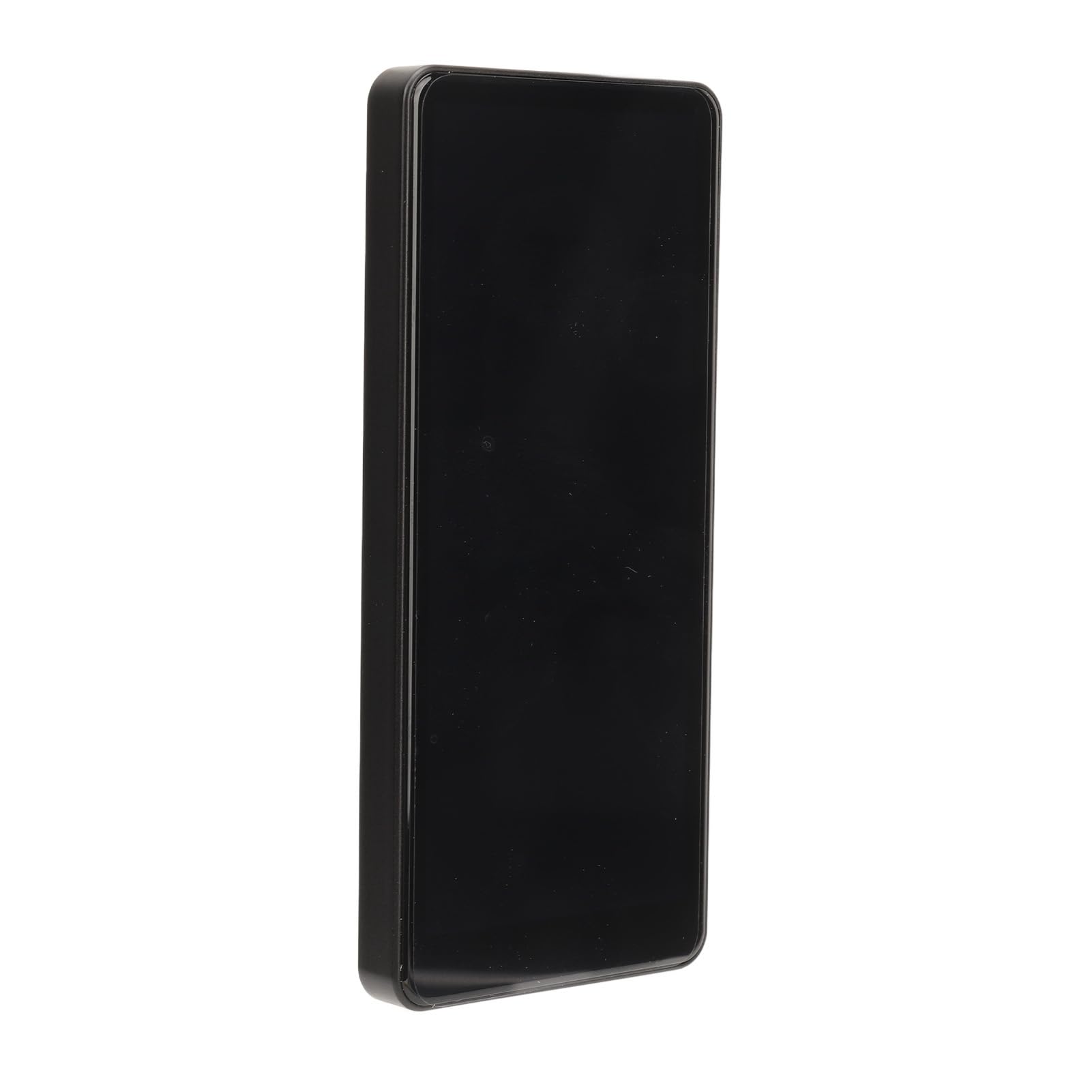 Tragbarer Touchscreen-Bluetooth-WiFi-MP4-Player für Sport, Laufen, 5,0-Zoll-HD-Musikplayer für Reisende und Sportler, Metall, Schwarz, 1 Set (Schwarz)