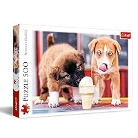 Trefl Premium Plus – Puzzle Spring Bloom: Cane Pasquale – 500 Pezzi, Per Adulti E Bambini Da 10 Anni, Immagine 480x340 Mm