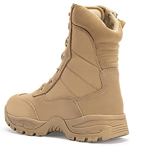 Wideway Men's Tactical Boots Military Work Boots Desert Combat Army Combat Boots For Hiking Motorcycle Climbing #TOP2