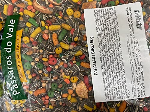 Comida Ração Papagaio Bird Frutas 5kg