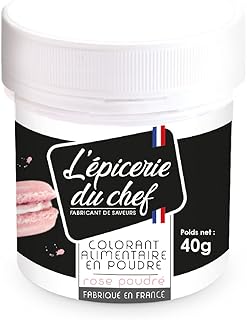Colorante alimentario en polvo 40 g - Rosa claro