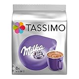 Tassimo T-Discs Milka (16 T-Discs) Heiße-Schokolade-Getränk mit Kaffeesahne aus Milch – 8 Portionen x 2 Packungen