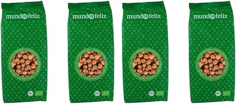 Mundo Feliz Rohe Haselnüsse aus Bio-Anbau, 2 x 500 g (Packung mit 2)