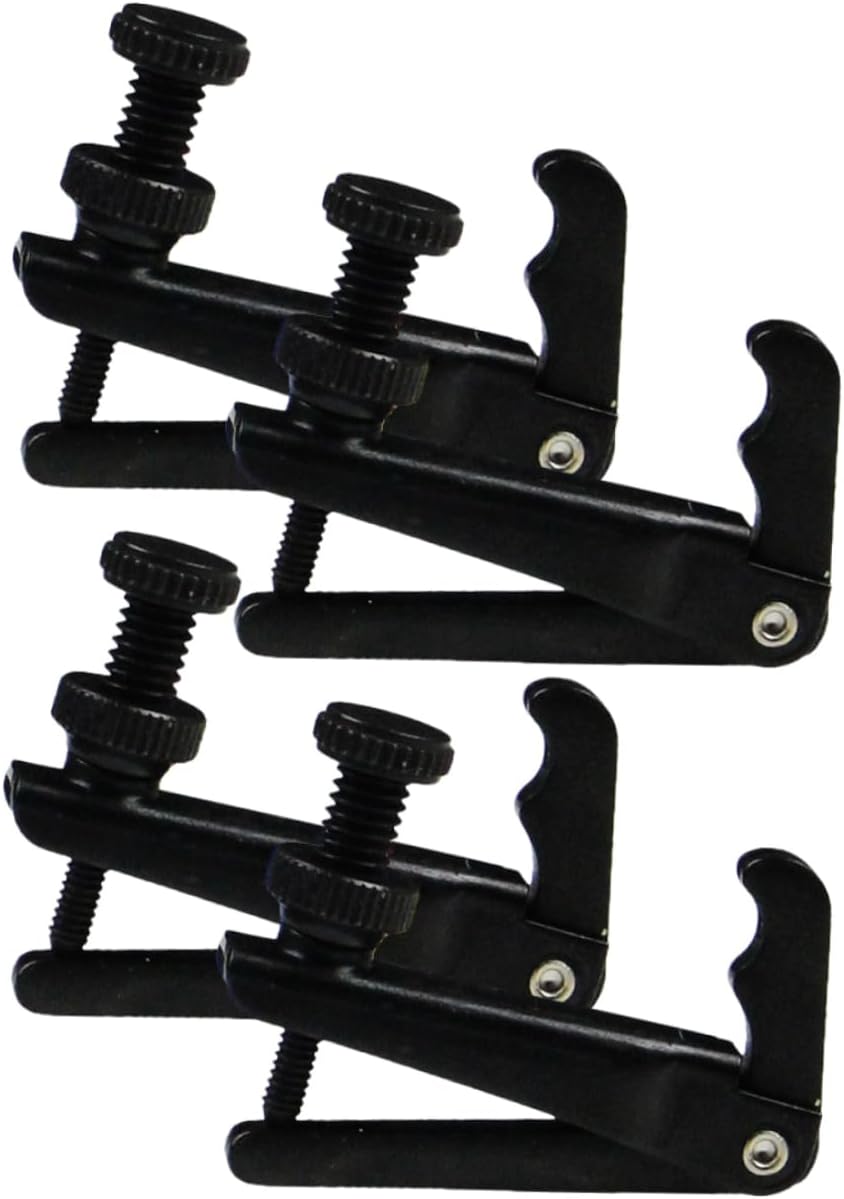 4pcs Violin String Adjuster Compact Tuning Tool for Essential Replacement Parts for Violin Players Easy to Use and Carry Design High Gloss Finish