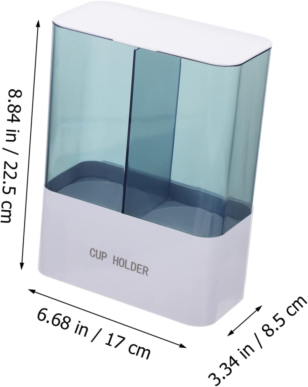 PRETYZOOM Automatic Cup Taker Wall Mount Cup Dispenser Paper Organizer Plastic Easy Install