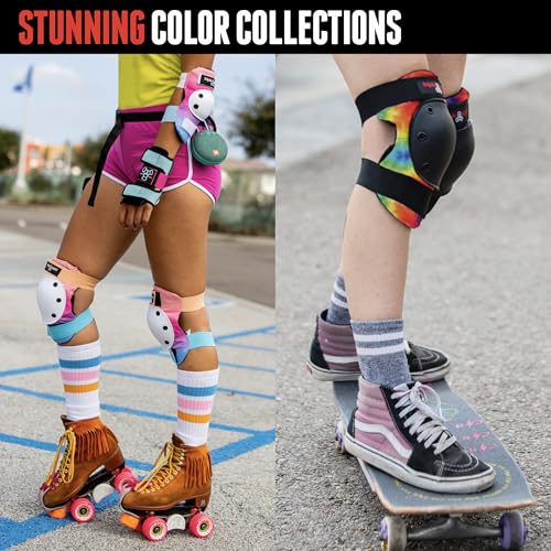 image for Triple Eight Saver Series 3-Pack Pad Set– Ideal for Skateboarding, I