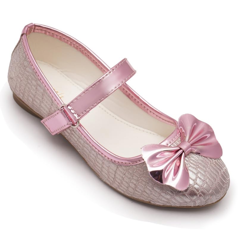 Image of BALLERINAS Kids - Footwear For Girls Comfortable Casual & Function | PU - Material |Design - BG5112| Closure- Velcro