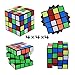 JoyTown Speed Cube Set of 4 Bundle Pack, 2x2 3x3 4x4 5x5 Puzzle Cube, Speedcubing with Bonus Four Stands and Screwdriver Black